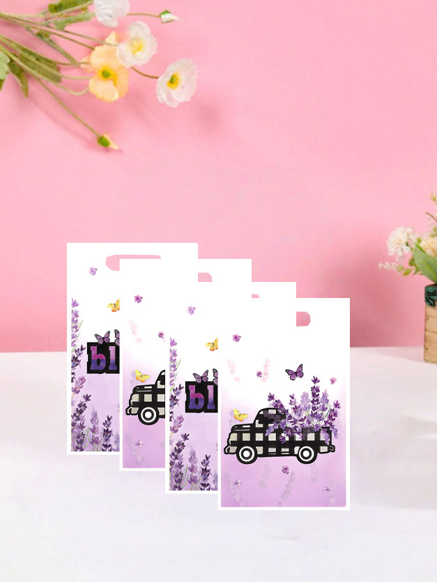 Party Games At Wedding - 20/40 Sacolas de Presente Roxas com
