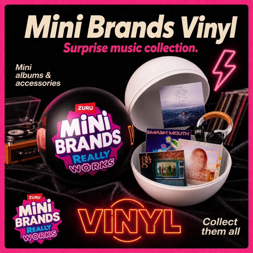 Party Games Music - Bola Surpresa de Vinil ZURU Mini