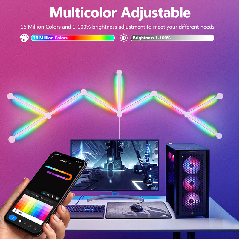 Lâmpada de parede rgb intelige - Party Games Music avaliação e preço