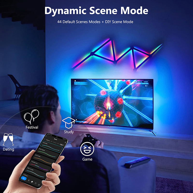 Lâmpada de parede rgb intelige - Party Games Music avaliação e preço