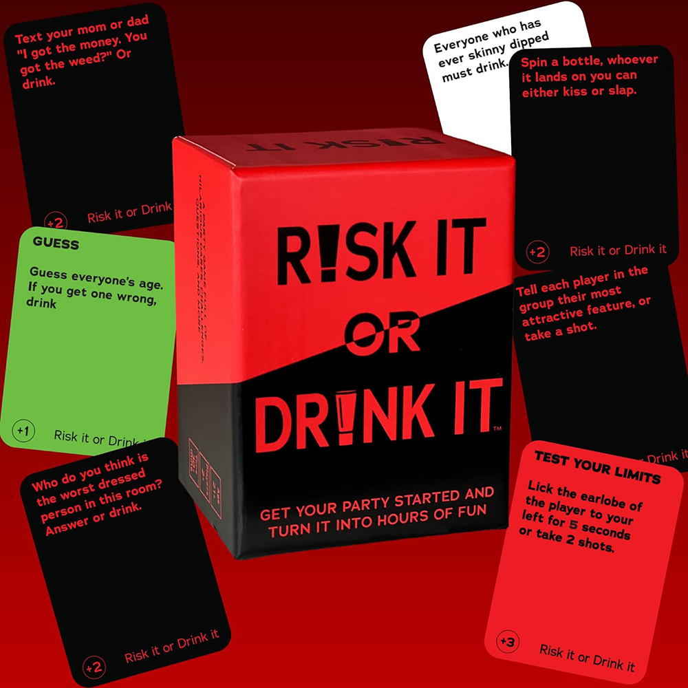 Risco ou beber divertido jogo  - Party Games Questions For Adults avaliação e preço